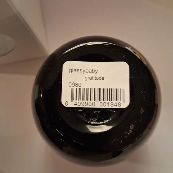 Glassybaby "Gratitude "Hand-Blown Votive Candle Holder NEW w/Sticker In BOX - Picture 3 of 6